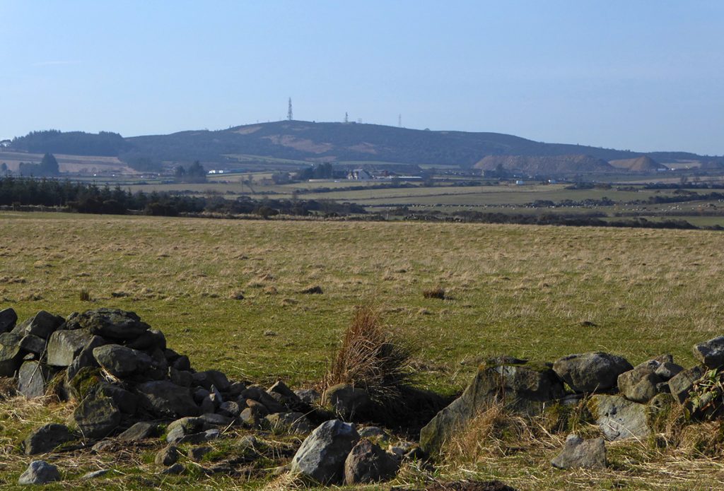 looking across to Brimmond hill