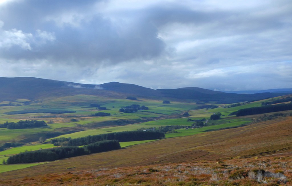 View West from low on Ben Rinnes